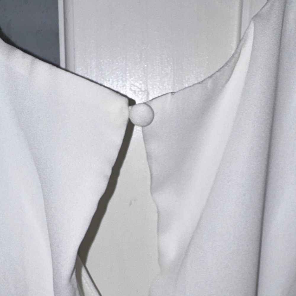 Lulu's White Ruffle Dress - Picture 4 of 4